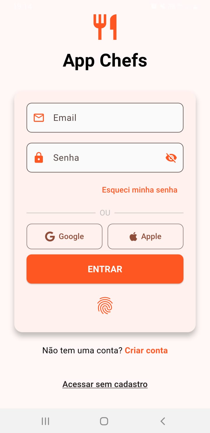 Tela do App 1